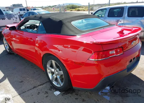 2015 Chevrolet Camaro 1Lt из США, поврежденный, VIN 2G1FD3D31F9217682